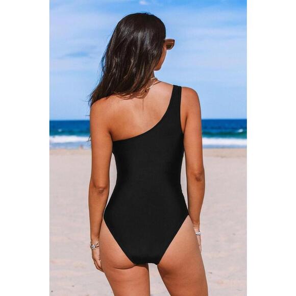 NWT Cupshe Midnight Elegance Tummy Control One-Piece - Size Small - Picture 2 of 3